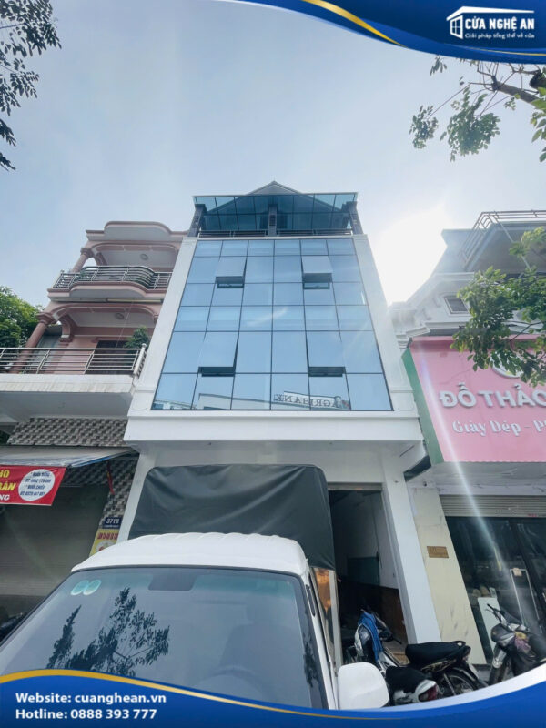 Vách mặt dựng nhôm Xingfa - Cửa Nghệ An - Công Ty Cổ Phần Cửa Nghệ An