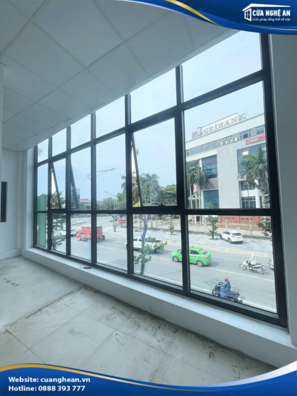Vách mặt dựng nhôm Xingfa - Cửa Nghệ An - Công Ty Cổ Phần Cửa Nghệ An
