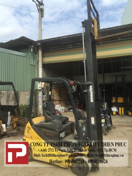 Xe nâng điện Komatsu 1.5 tấn