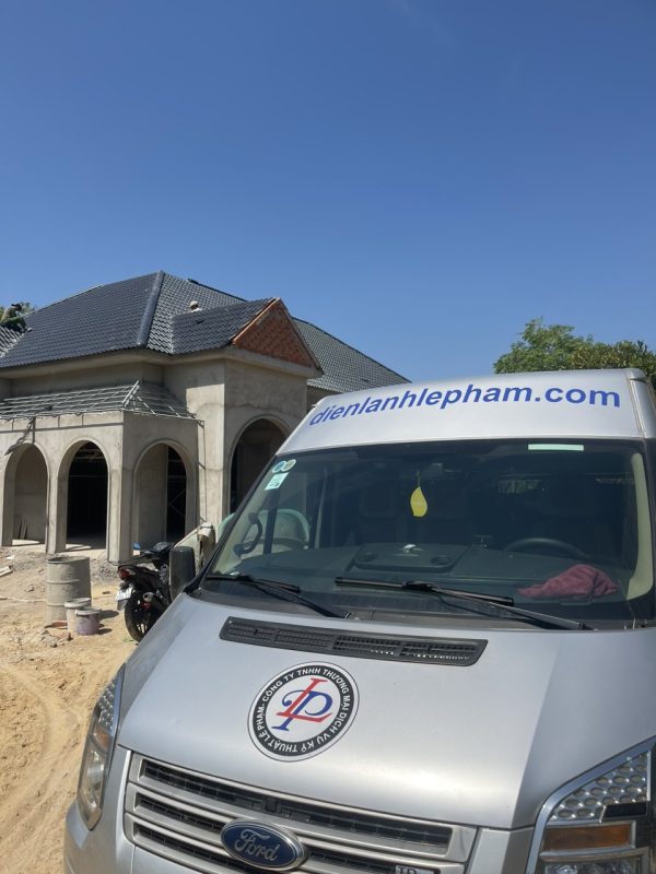 Công trình máy lạnh âm trần bàu bàng Bình Dương