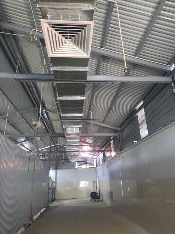 Cung cấp lắp đặt hệ thống làm mát nhà xưởng cooling pad tại Nha Trang