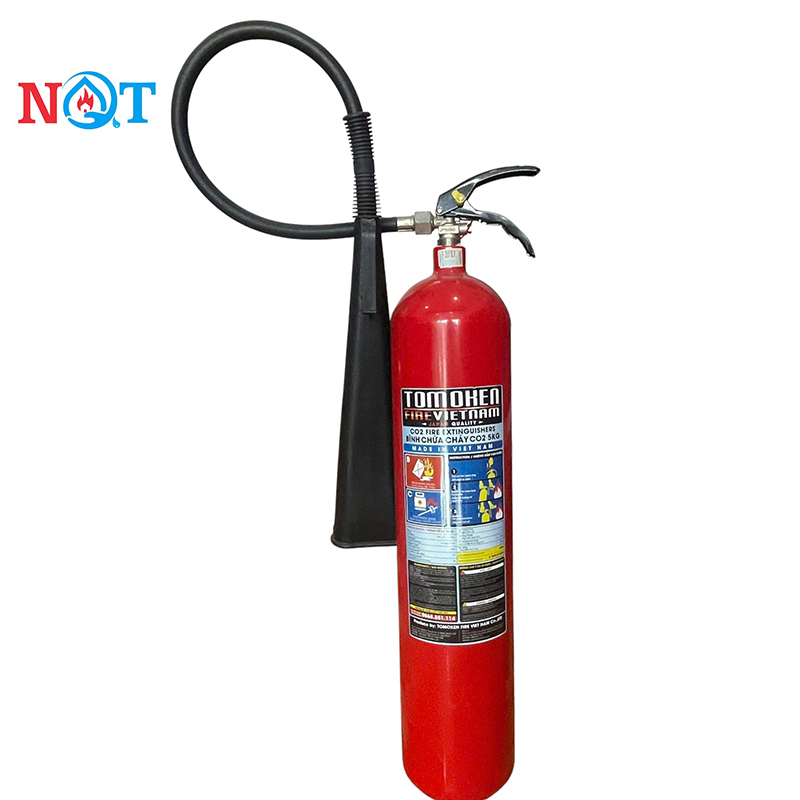Bình chứa cháy khí CO2 5kg TOMOKEN - Hệ Thống PCCC Nguyễn Quốc Thịnh - Hộ Kinh Doanh Cơ Sở Nguyễn Quốc Thịnh