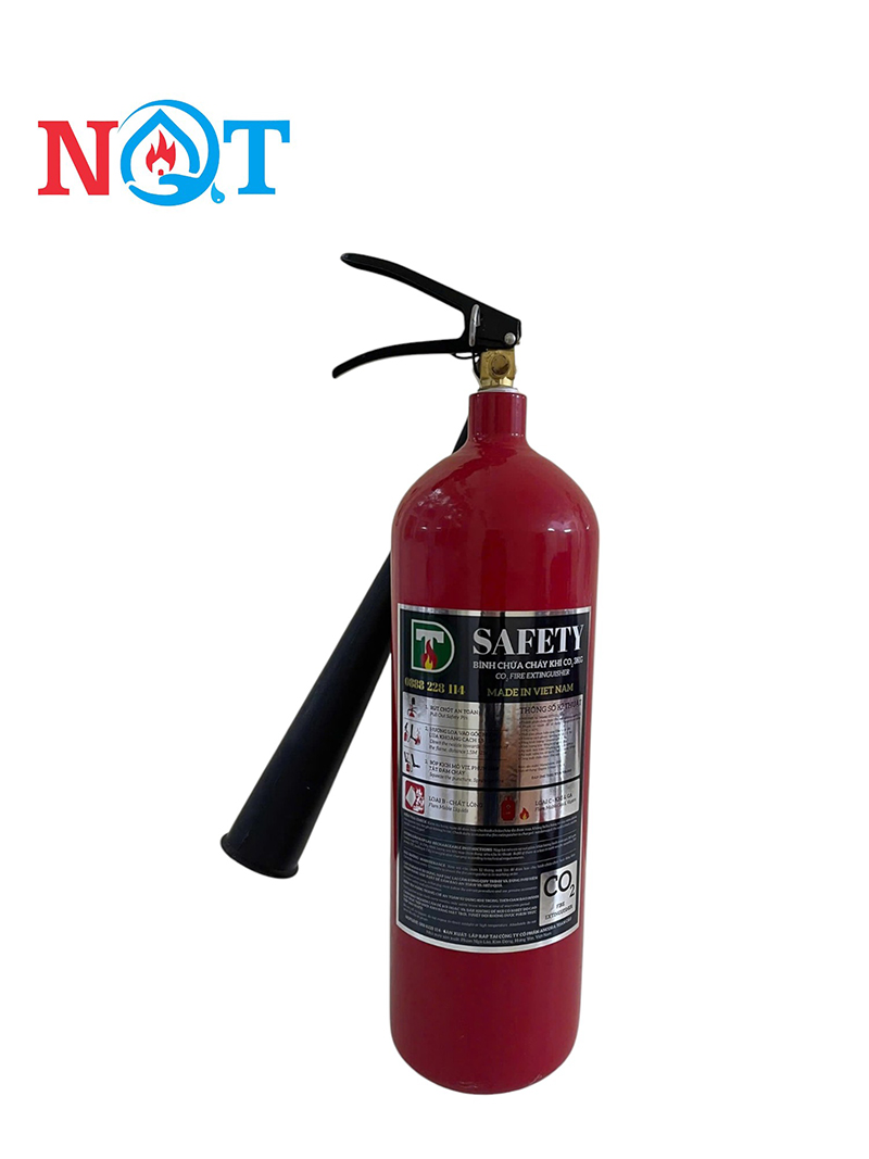 Bình chữa cháy khí CO2 3kg Safety - Hệ Thống PCCC Nguyễn Quốc Thịnh - Hộ Kinh Doanh Cơ Sở Nguyễn Quốc Thịnh