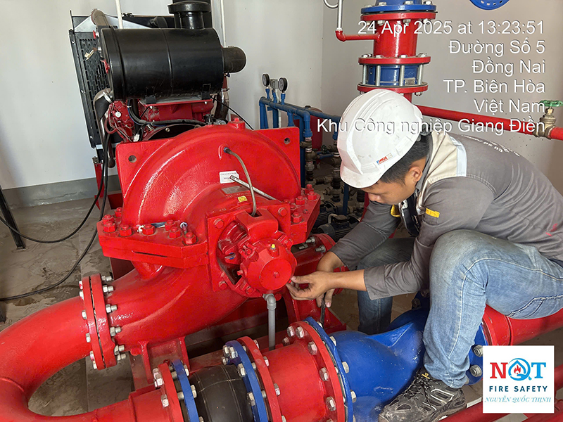 Thay gioăng cho máy bơm - Hệ Thống PCCC Nguyễn Quốc Thịnh - Hộ Kinh Doanh Cơ Sở Nguyễn Quốc Thịnh