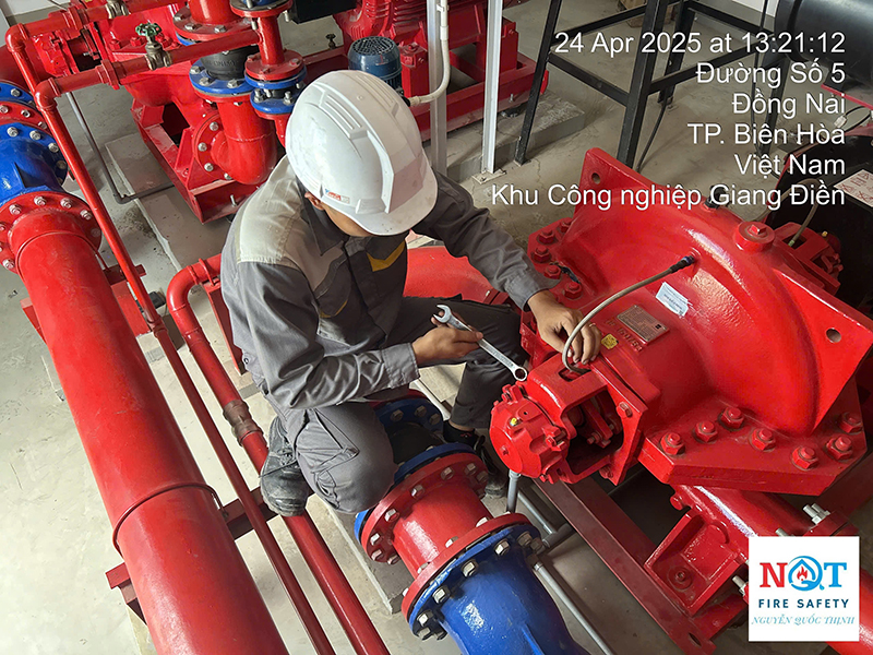 Thay gioăng cho máy bơm - Hệ Thống PCCC Nguyễn Quốc Thịnh - Hộ Kinh Doanh Cơ Sở Nguyễn Quốc Thịnh