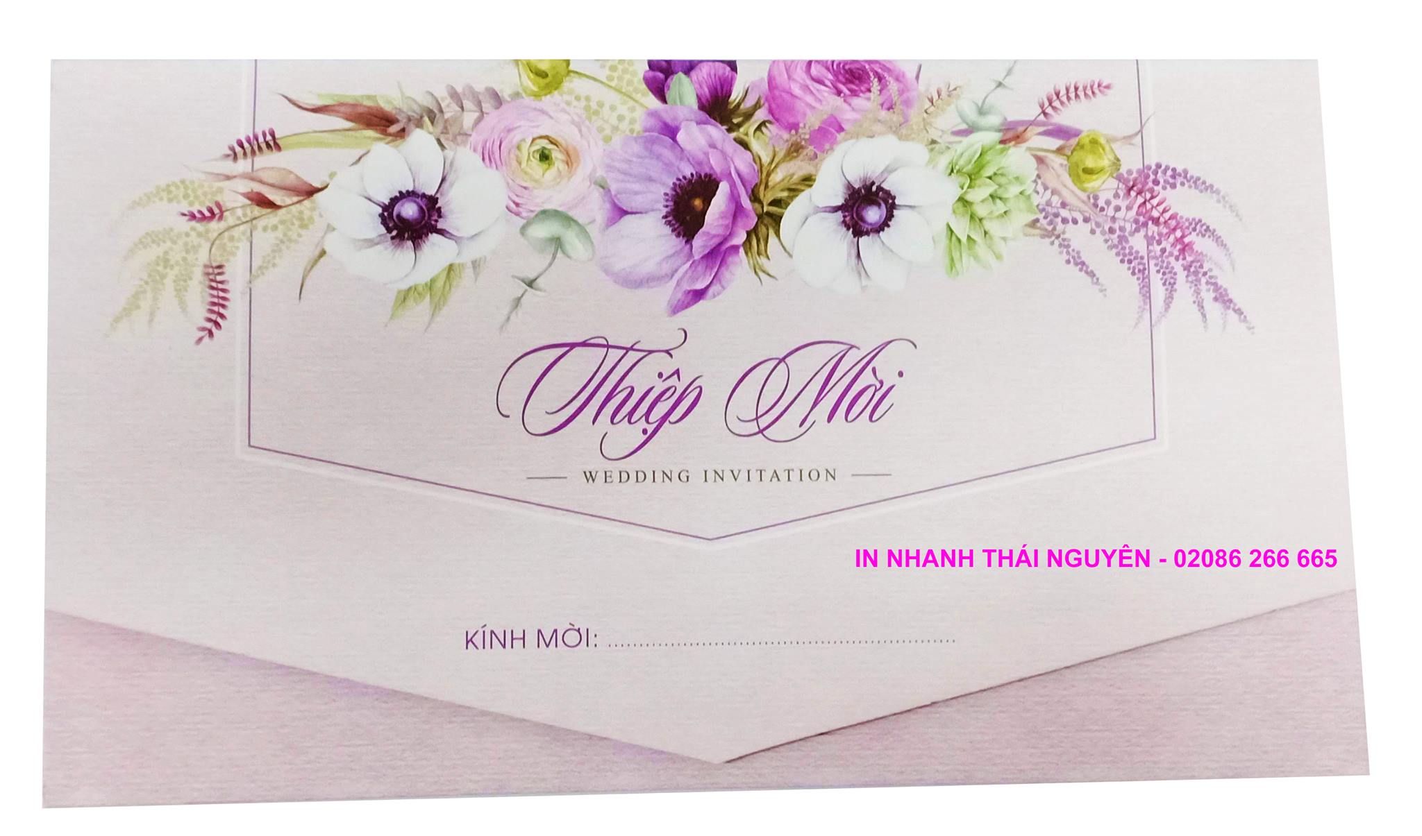 In thiệp cưới