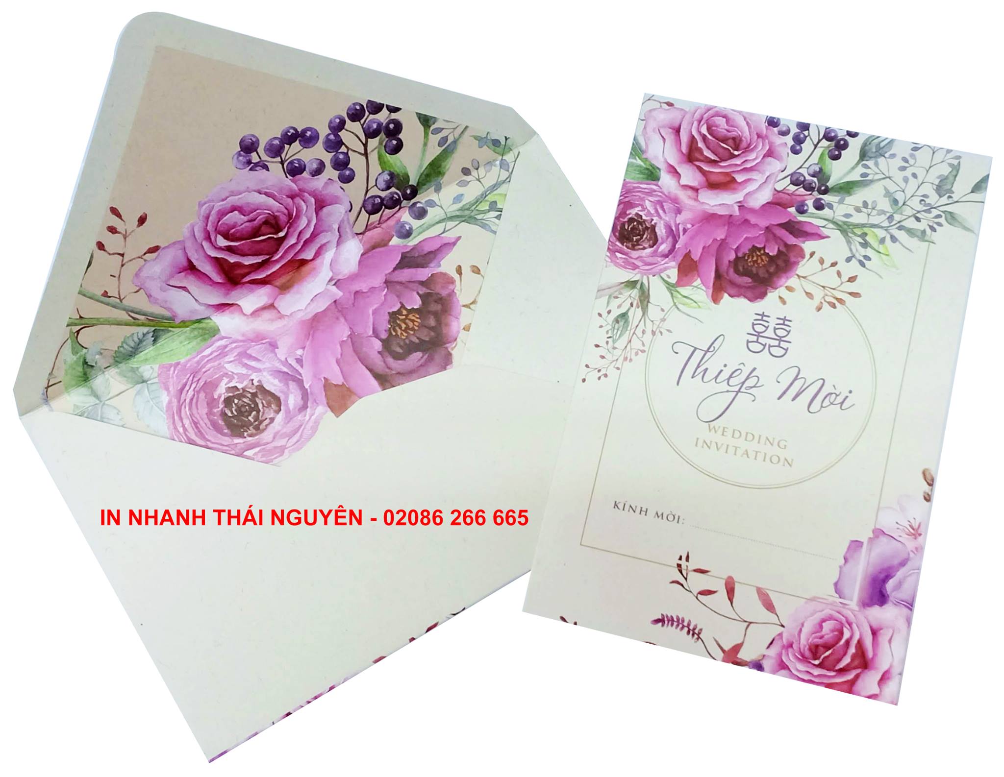 In thiệp cưới