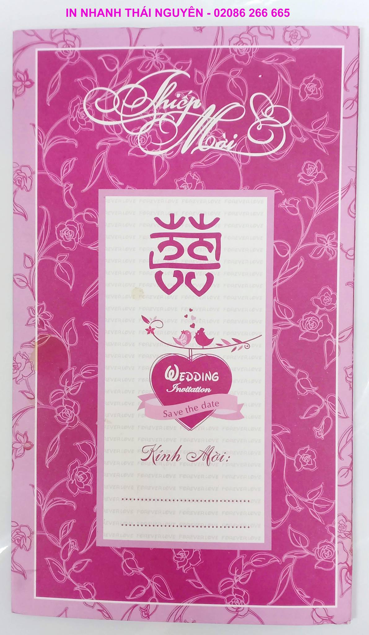 In thiệp cưới
