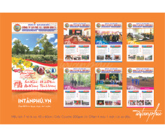 In lịch treo tường - In Tân Phú - Công Ty TNHH Sản Xuất In ấn Và Bao Bì Tân Phú
