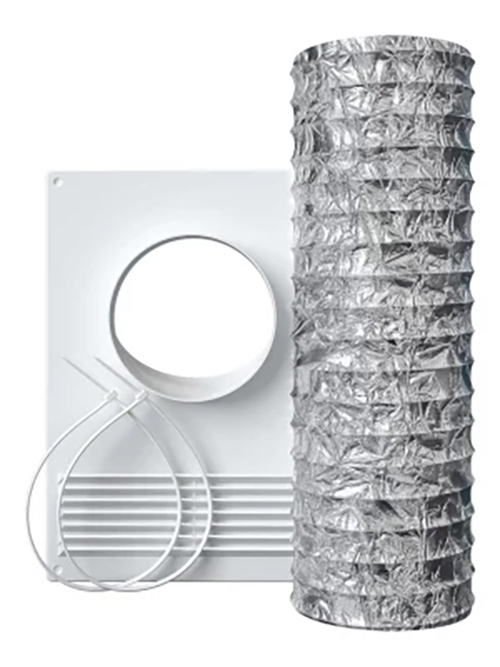 Bộ thông gió PTPR USV-start D125 AF, kẹp, dây buộc, L3m, ERA