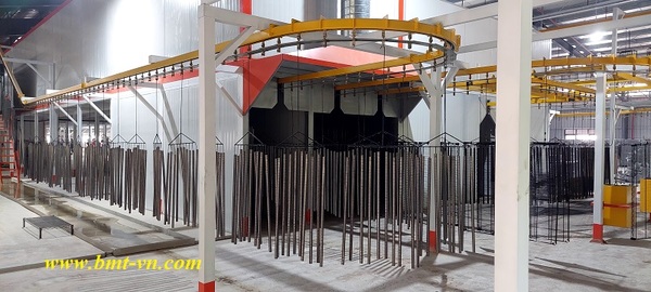 Dây chuyền sơn tĩnh điện tự động