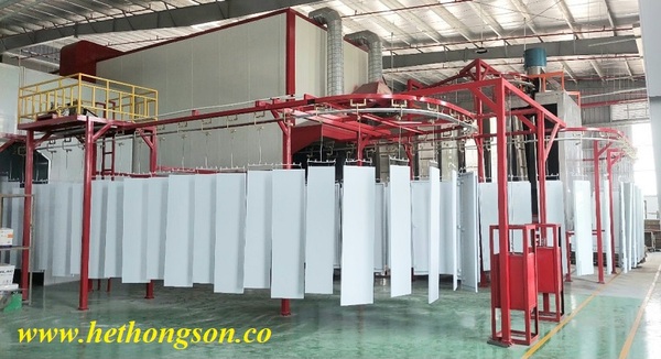 Dây chuyền sơn tĩnh điện tự động