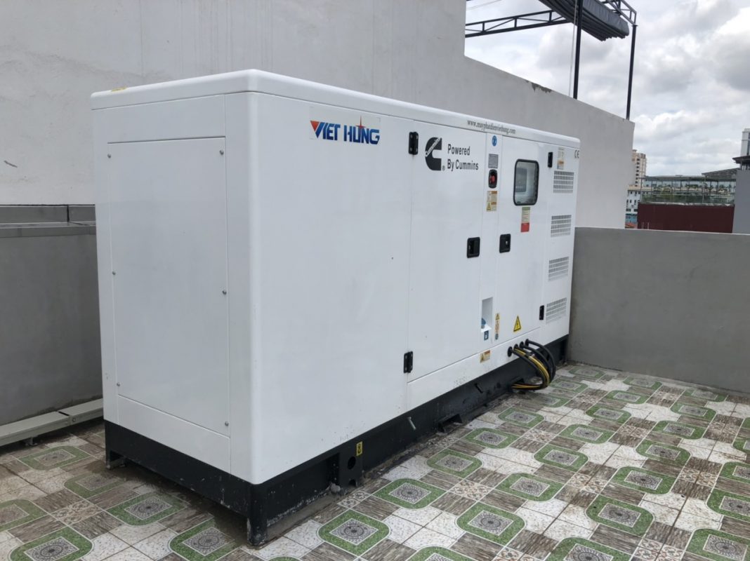 Máy phát điện Cummins 200KVA tòa LT Building 30 Hàm Nghi Hà Nội