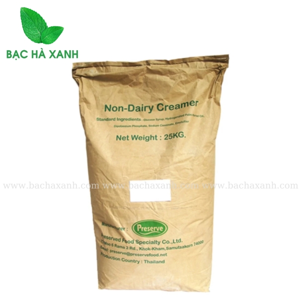 Bột sữa Thái Non-Dairy Creamer 25Kg - Bạc Hà Xanh - Công Ty TNHH Xuất Nhập Khẩu Bạc Hà Xanh