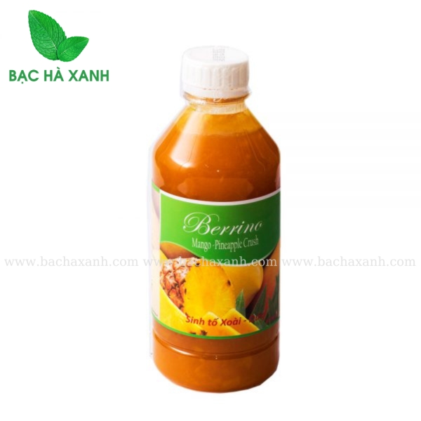 Sinh tố Berrino xoài dứa - Bạc Hà Xanh - Công Ty TNHH Xuất Nhập Khẩu Bạc Hà Xanh