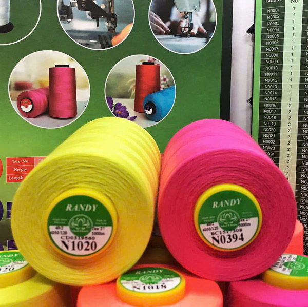 Chỉ may 100% spun polyester