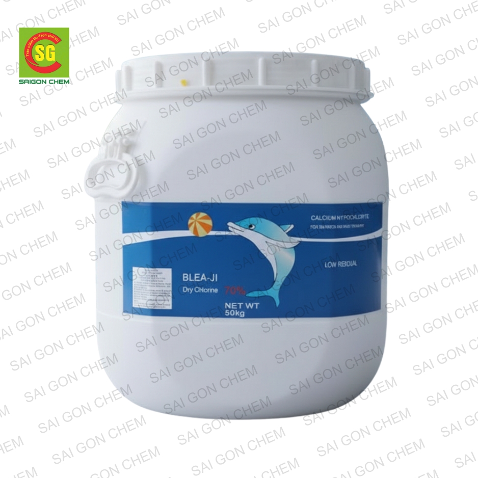 Chlorine 70 Calcium Hypochlorite - Hóa Chất Sài Gòn Chem - Công Ty TNHH Xuất Nhập Khẩu Sài Gòn Chem