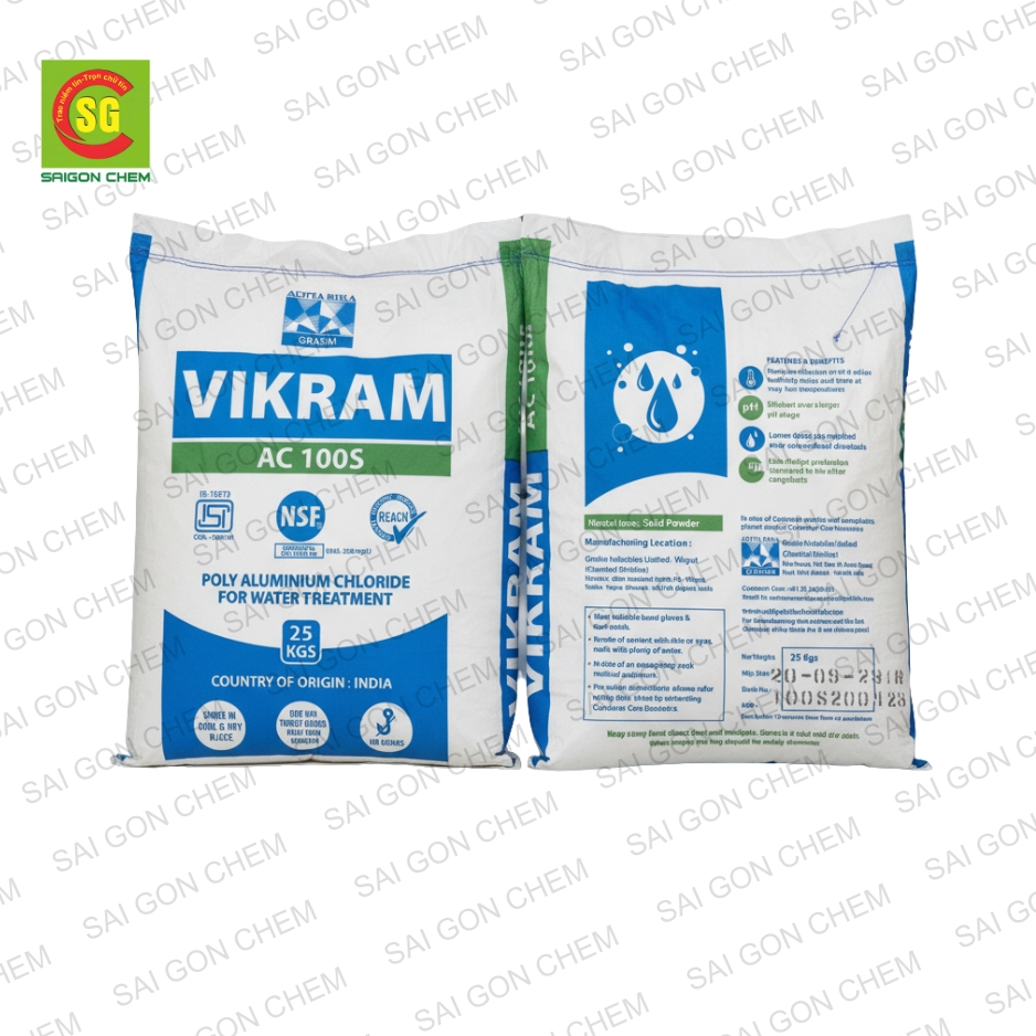 Poly Aluminium Chloride - Hóa Chất Sài Gòn Chem - Công Ty TNHH Xuất Nhập Khẩu Sài Gòn Chem