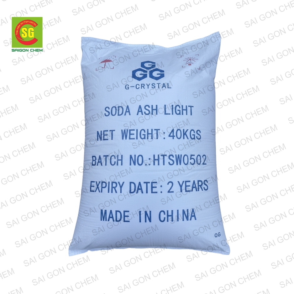 Soda Ash Light - Hóa Chất Sài Gòn Chem - Công Ty TNHH Xuất Nhập Khẩu Sài Gòn Chem