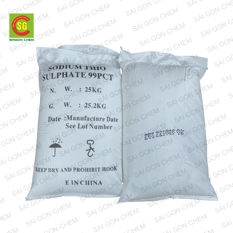 Sodium Thiosulfate 99 - Hóa Chất Sài Gòn Chem - Công Ty TNHH Xuất Nhập Khẩu Sài Gòn Chem