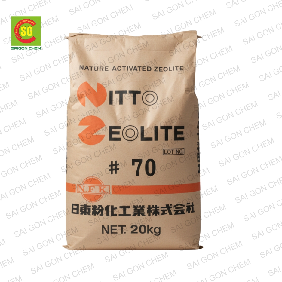 Zeolite Nitto #70 (Natural Activated Zeolite) - Hóa Chất Sài Gòn Chem - Công Ty TNHH Xuất Nhập Khẩu Sài Gòn Chem