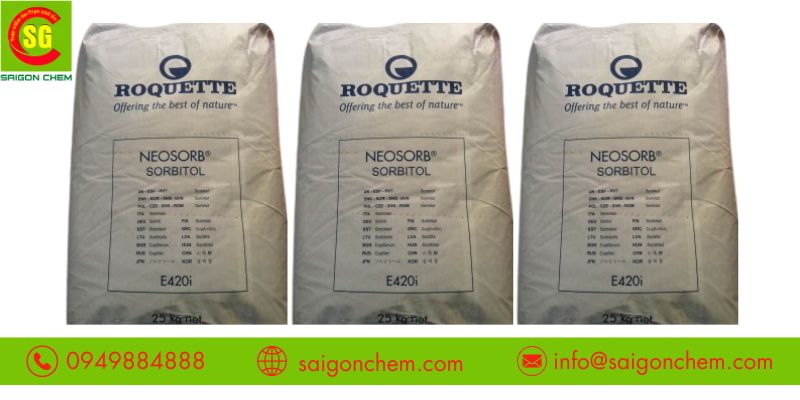 Sorbitol bột Pháp - Hóa Chất Sài Gòn Chem - Công Ty TNHH Xuất Nhập Khẩu Sài Gòn Chem