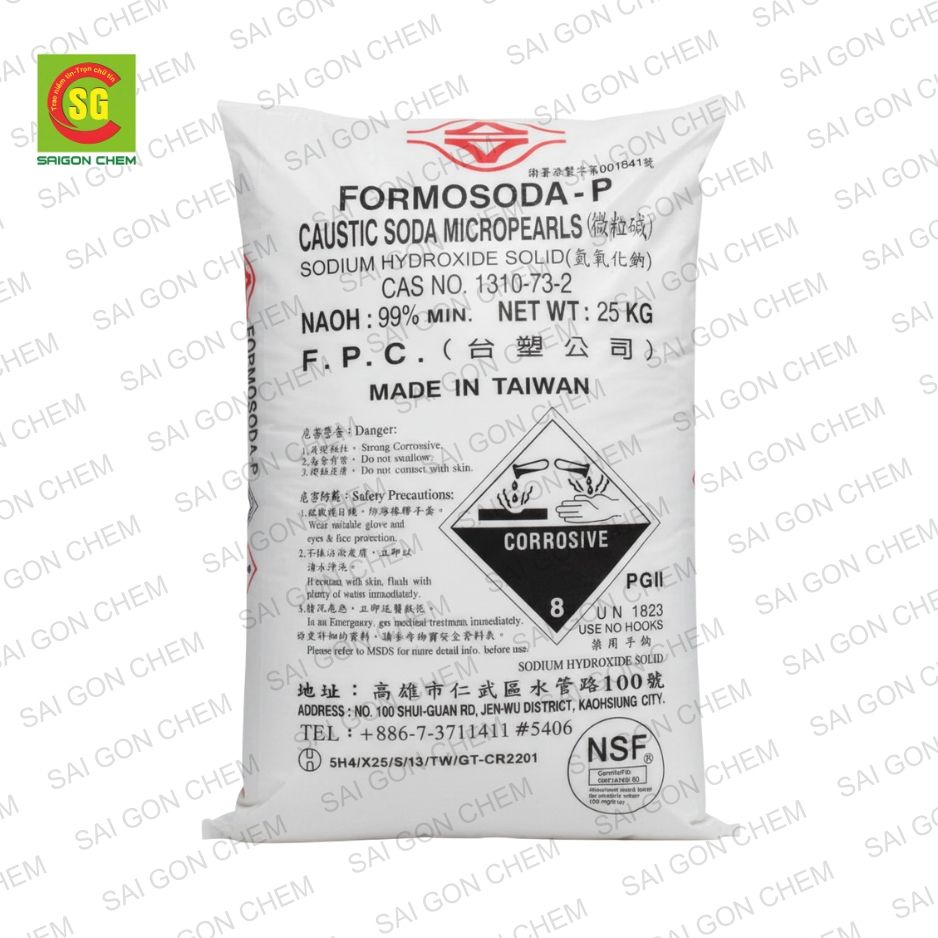 Xút hạt - Hóa Chất Sài Gòn Chem - Công Ty TNHH Xuất Nhập Khẩu Sài Gòn Chem