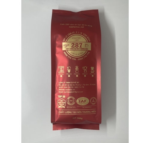Cà phê mộc pha phin Blend 1 - Cà Phê 287 - Công Ty Trách Nhiệm Hữu Hạn Cà Phê 287