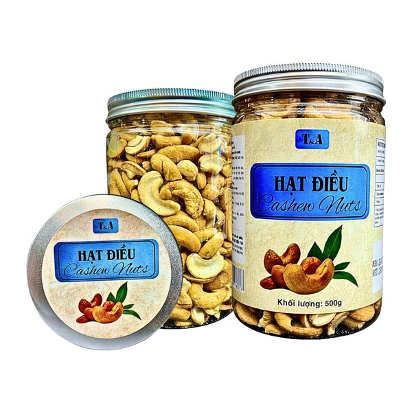 Hạt điều bể tróc vỏ lụa 500gr - Hạt Dinh Dưỡng T&A Food - Công Ty TNHH T&A Food