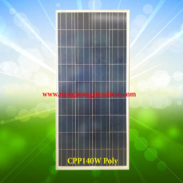 Pin năng lượng mặt trời 140w Poly