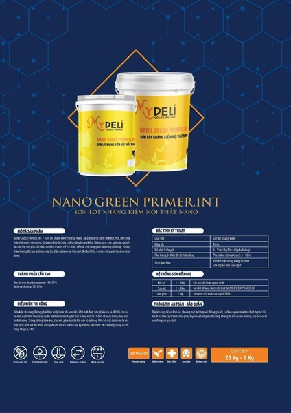 Hệ thống sản phẩm sơn cao cấp Mydeli - Sơn Mydeli - Công Ty CP Mydeli Việt Nam