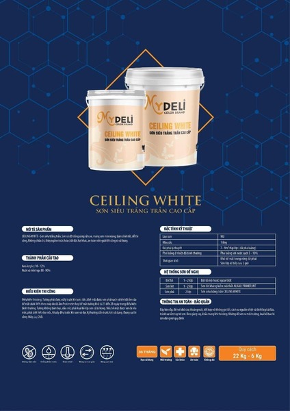 Hệ thống sản phẩm sơn cao cấp Mydeli - Sơn Mydeli - Công Ty CP Mydeli Việt Nam