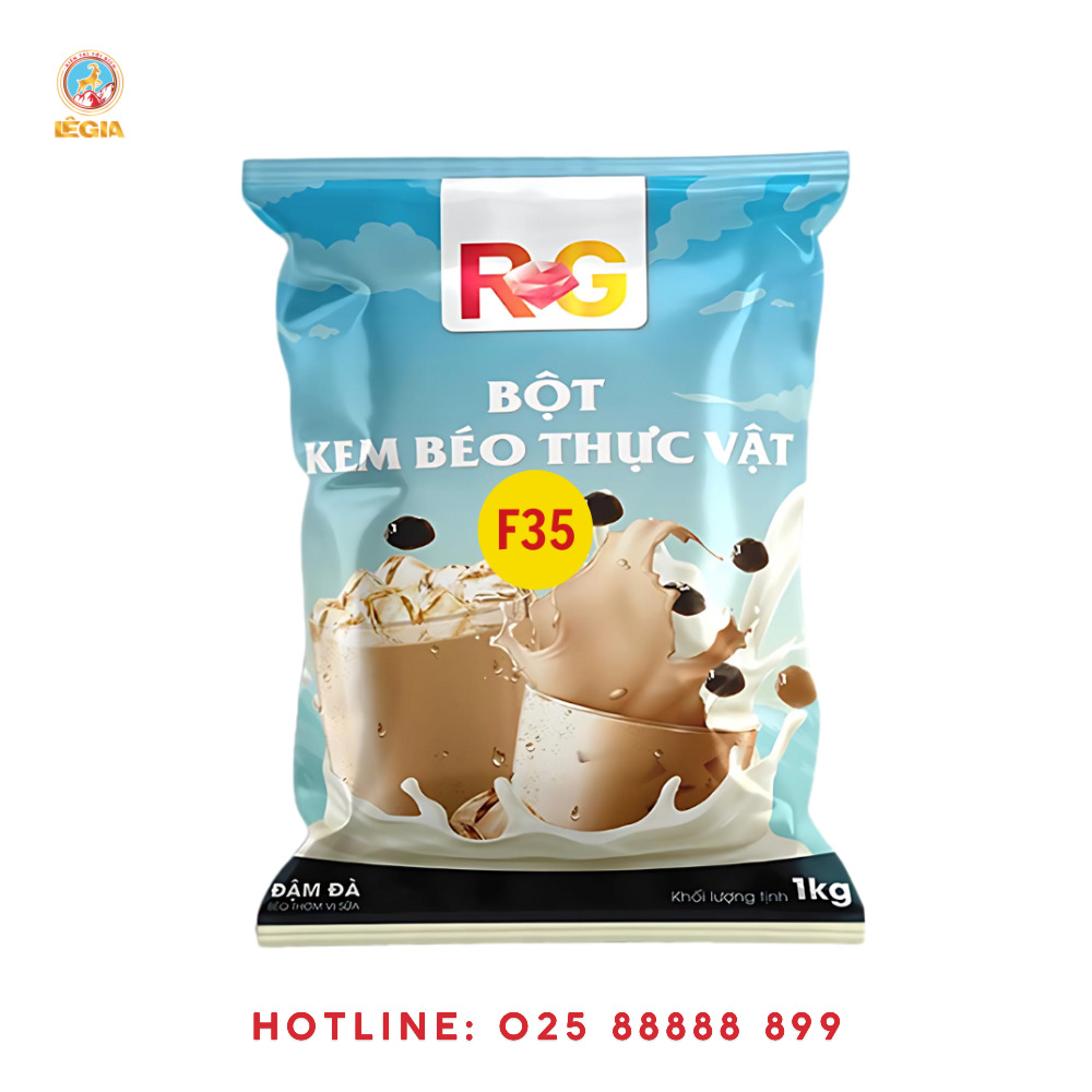 Bột kem béo F35 RG - Nguyên Liệu Pha Chế Lê Gia - Công Ty Cổ Phần Kinh Doanh Thương Mại Xuất Nhập Khẩu Lê Gia