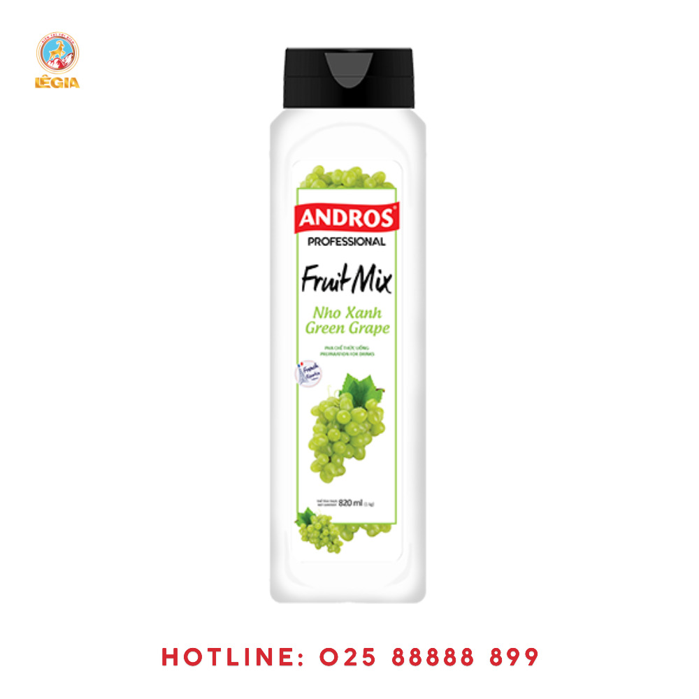 Fruitmix nho xanh - Nguyên Liệu Pha Chế Lê Gia - Công Ty Cổ Phần Kinh Doanh Thương Mại Xuất Nhập Khẩu Lê Gia