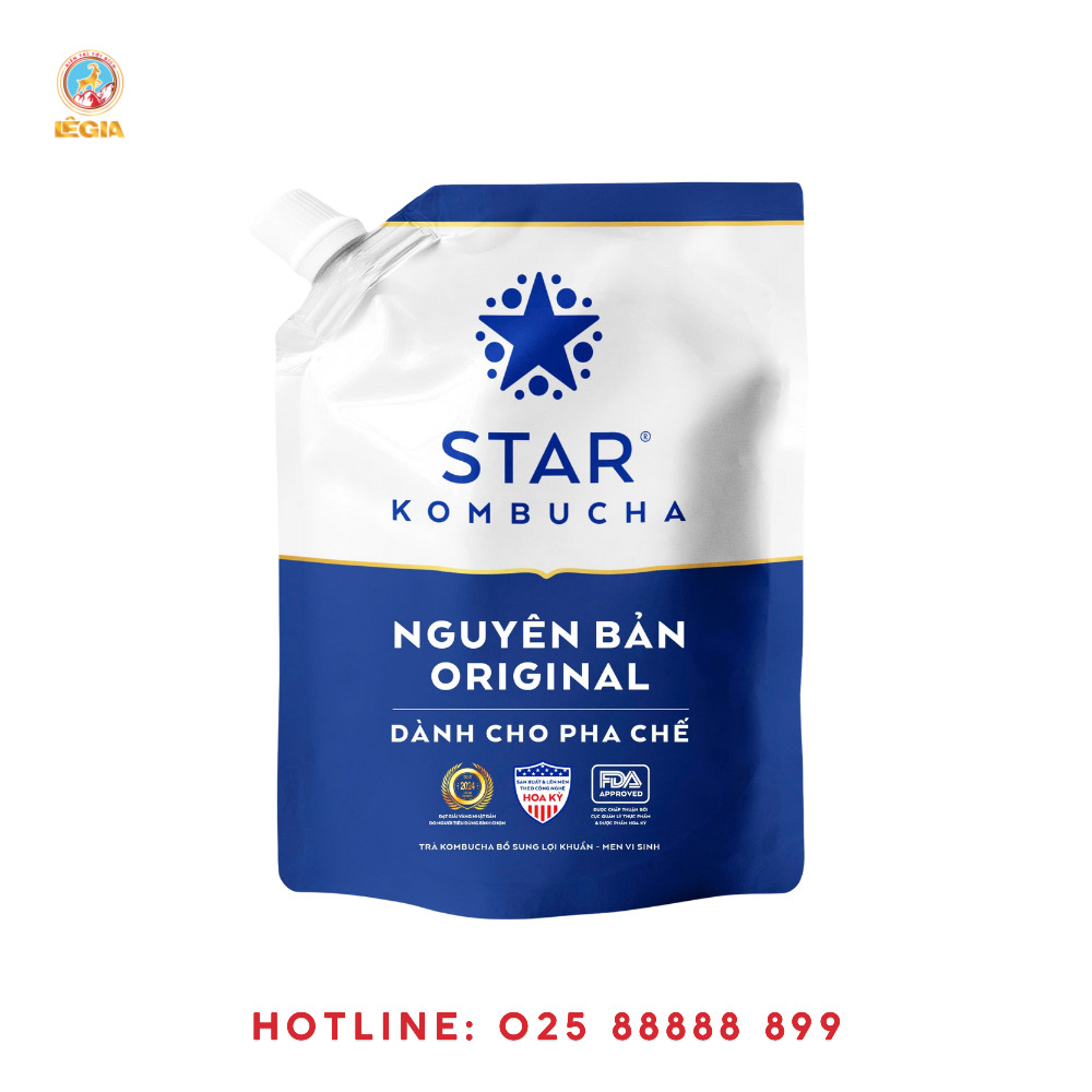 Kombucha túi 1.5L - Nguyên Liệu Pha Chế Lê Gia - Công Ty Cổ Phần Kinh Doanh Thương Mại Xuất Nhập Khẩu Lê Gia