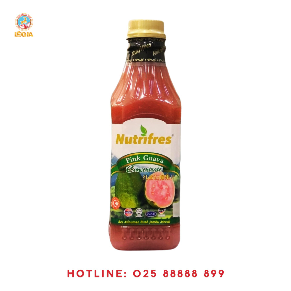 Nước cốt ổi hồng Nutrifres - Nguyên Liệu Pha Chế Lê Gia - Công Ty Cổ Phần Kinh Doanh Thương Mại Xuất Nhập Khẩu Lê Gia