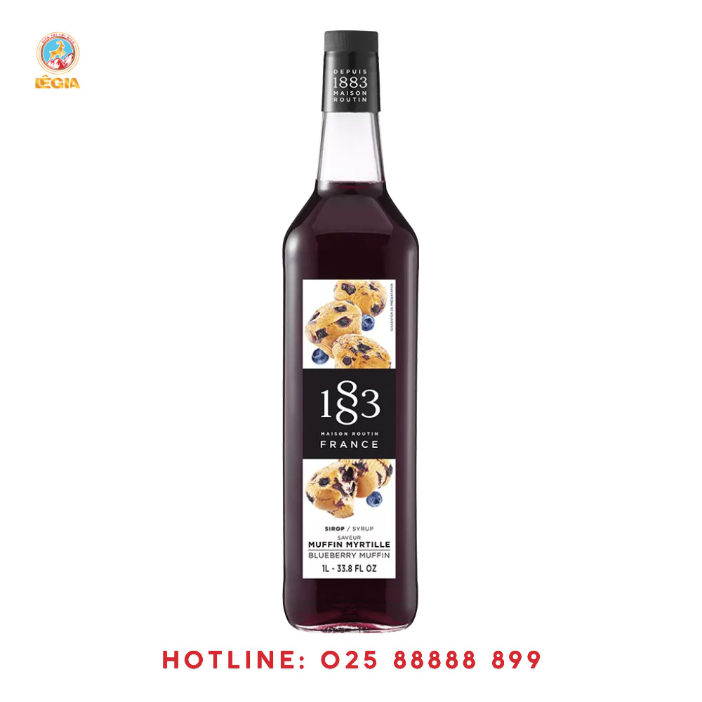 Syrup 1883 Blueberry Muffin - Nguyên Liệu Pha Chế Lê Gia - Công Ty Cổ Phần Kinh Doanh Thương Mại Xuất Nhập Khẩu Lê Gia