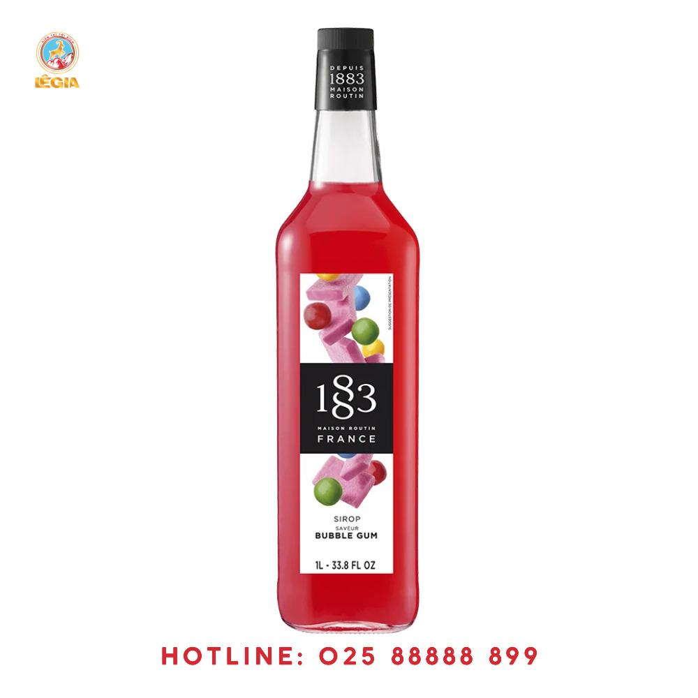 Syrup 1883 Bubble Gum - Nguyên Liệu Pha Chế Lê Gia - Công Ty Cổ Phần Kinh Doanh Thương Mại Xuất Nhập Khẩu Lê Gia