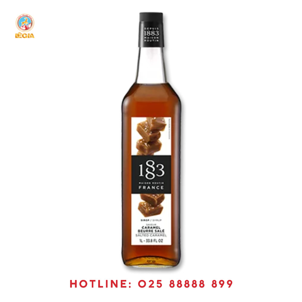 Syrup 1883 Caramel muối - Nguyên Liệu Pha Chế Lê Gia - Công Ty Cổ Phần Kinh Doanh Thương Mại Xuất Nhập Khẩu Lê Gia