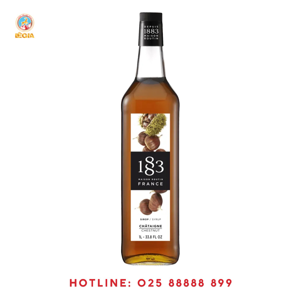 Syrup 1883 hạt dẻ - Nguyên Liệu Pha Chế Lê Gia - Công Ty Cổ Phần Kinh Doanh Thương Mại Xuất Nhập Khẩu Lê Gia