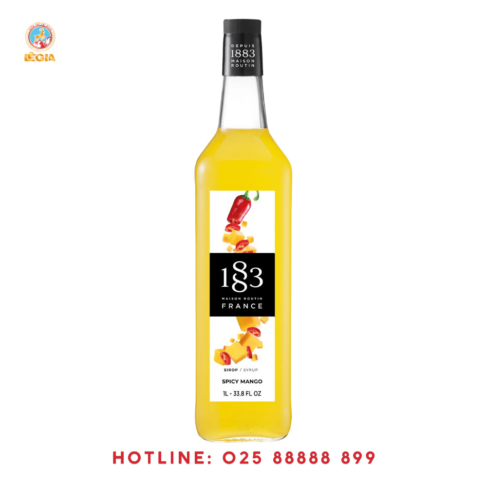 Syrup 1883 Spicy Mango - Nguyên Liệu Pha Chế Lê Gia - Công Ty Cổ Phần Kinh Doanh Thương Mại Xuất Nhập Khẩu Lê Gia