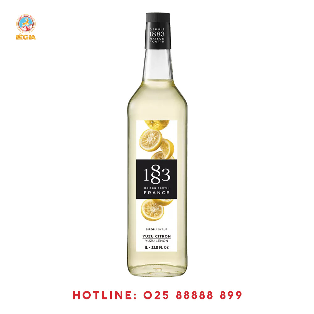 Syrup 1883 Yuzu - Nguyên Liệu Pha Chế Lê Gia - Công Ty Cổ Phần Kinh Doanh Thương Mại Xuất Nhập Khẩu Lê Gia