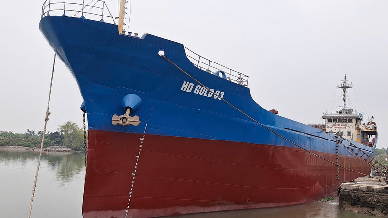 Hình ảnh tàu biển đã sơn - Sơn Hân Vượng Phát - Công Ty TNHH Đầu Tư Thương Mại Hân Vượng Phát