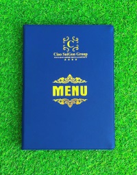 Bìa menu da cao cấp