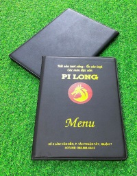 Quyển menu bìa da