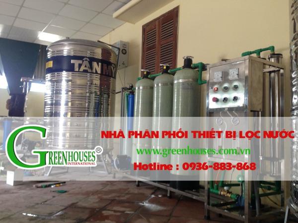 Dây chuyền lọc nước tinh khiết 400 lít/giờ - GreenHouses Việt Nam - Công Ty Cổ Phần GreenHouses Việt Nam