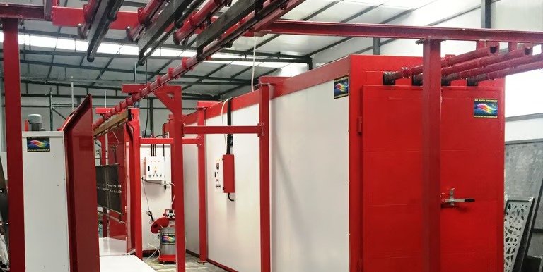 Lò sơn tĩnh điện dân dụng