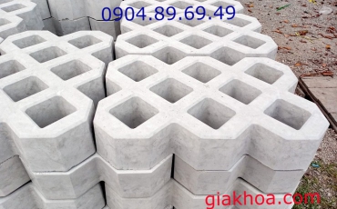 Gạch trồng cỏ 8 lỗ