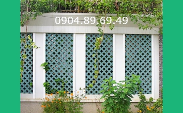 Gạch trồng cỏ tường rào