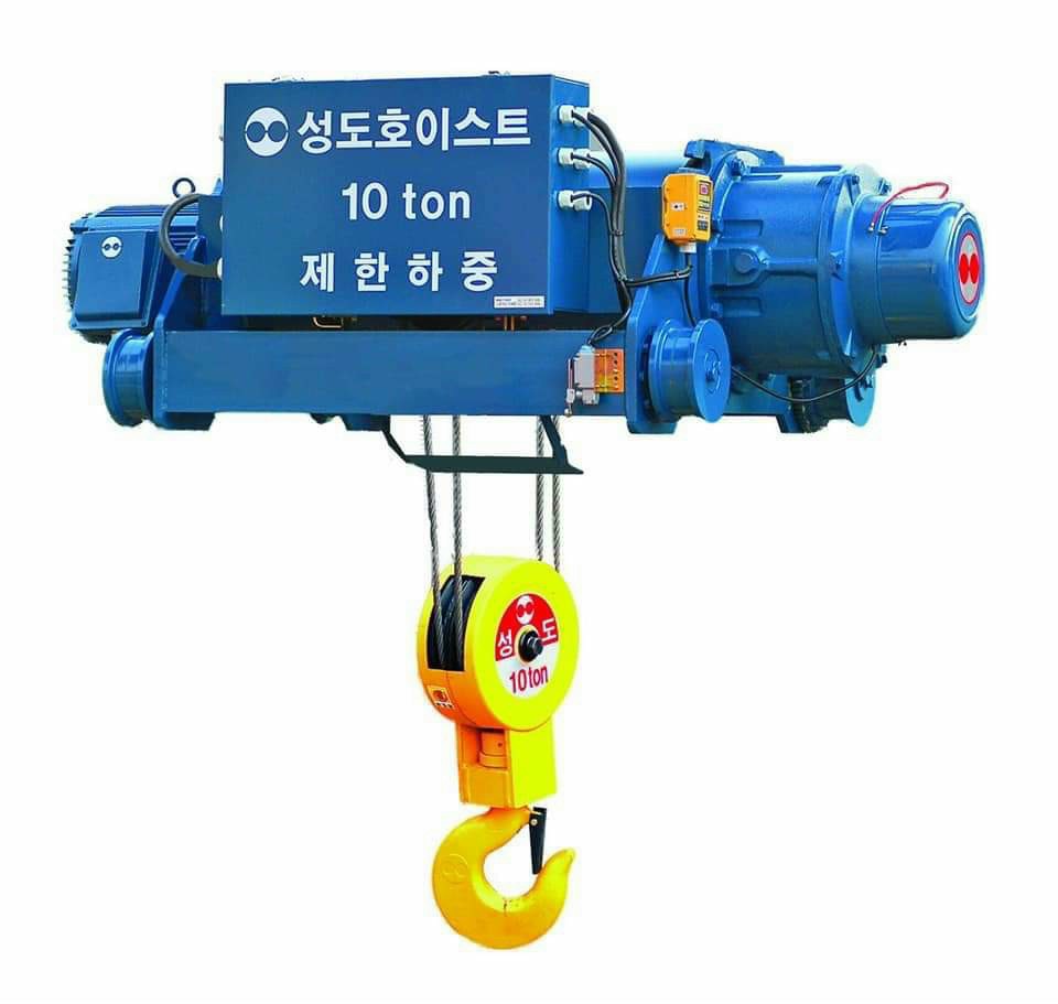 Hoist - Xe con dầm dôi 10T Hàn Quốc - Cầu Trục Cổng Trục VIETCRANE - Công Ty TNHH LEXFAS